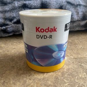 Kodak 16x 4.7GB 120-Minute DVD-R Media 100-Piece Pack - Spindle/Cake Box NEW‎